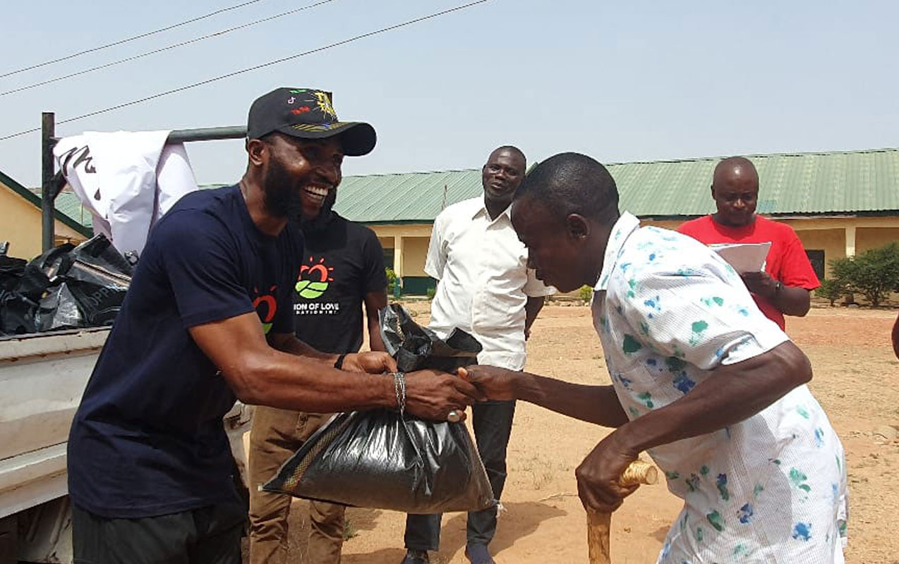 Food distribution in Jos Nigeria, May 2024