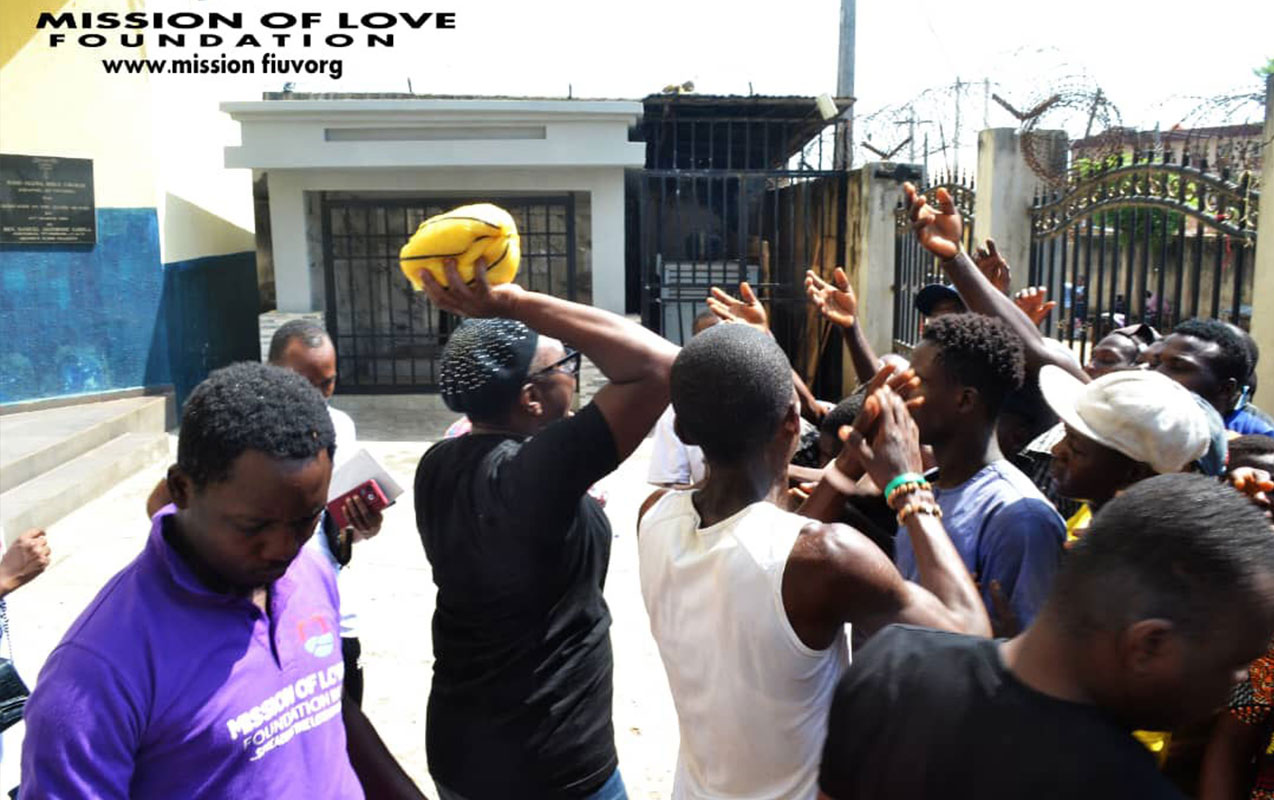 Food distribution in Ketu, Nigeria, May 2024